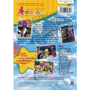 Barney s Adventure Bus DVD