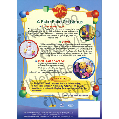 Rolie Polie Olie - A Rolie Polie Christmas DVD