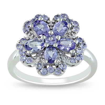 1 1/8 CT TGW Tanzanite Fashion Ring Silver