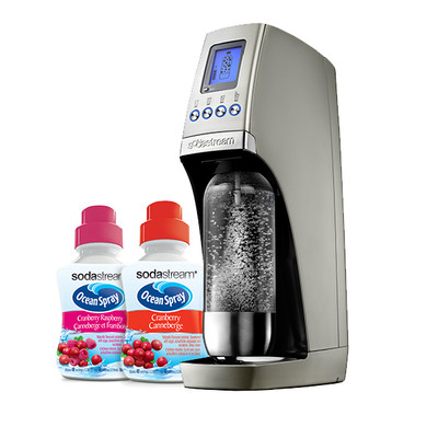 Sodastream Revolution Starter Kit with 2 bonus Ocean Spray syrups