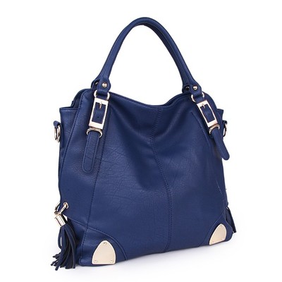 Bowtie Navy Luxanne Tote Bag