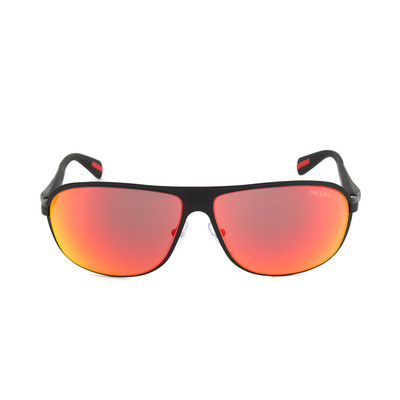 Prada Sport SPS 560 1B0 6Y1 Sunglasses, Matte Black/Red Mirrored Lens